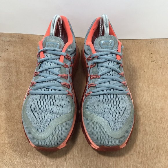 Nike Womens Air Max 2016 Running Shoes Size 8 Gray Lava Red Pink 698903-009 - Picture 3 of 10